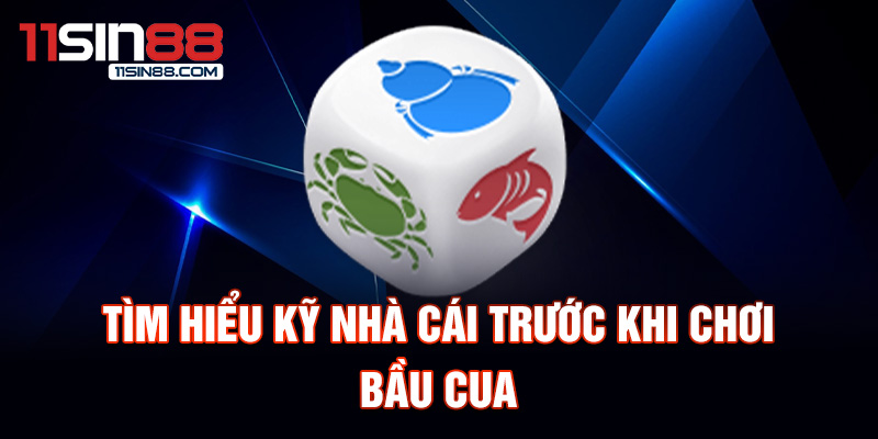 Tìm hiểu kỹ nhà cái trước khi chơi bầu cua.